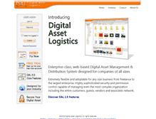 Tablet Screenshot of digitalassetlogistics.com